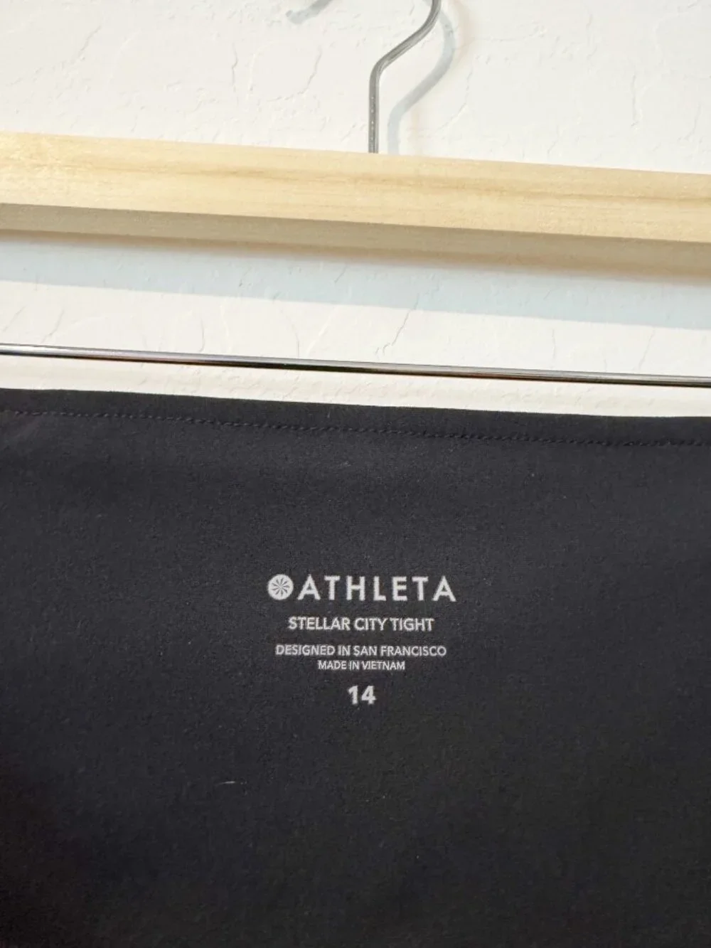 Athleta Stellar City Tight Size 14 Black High Rise Leggings Pilates‎ Sporty Chic